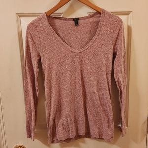 J. Crew maroon long sleeve shirt